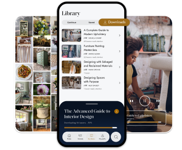 Create Academy app shown across mobile devices